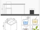 Size-guide-of-LECHUZA-CANTO-Stone-30-low