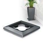 Coaster for CUBICO 40 charcoal