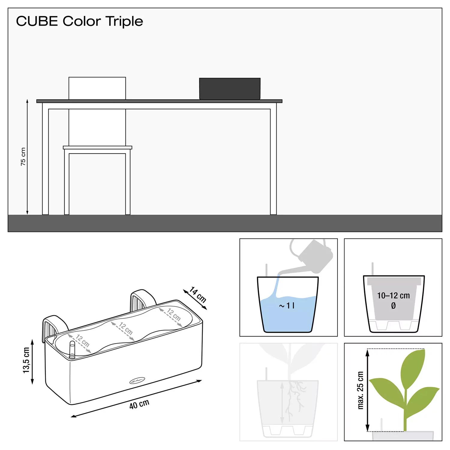 Cube Color Triple size