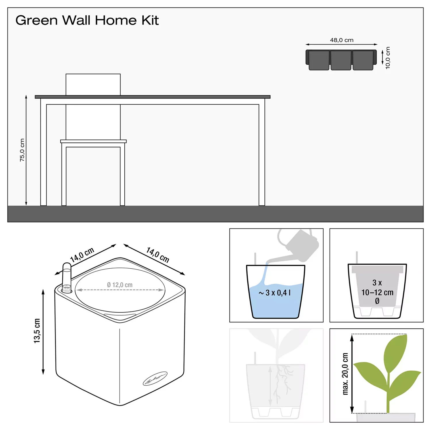 green wall home kit