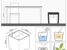 Size-guide-of-LECHUZA-CUBE-50