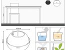 Size-guide-of-LECHUZA-BOLA-Color-23