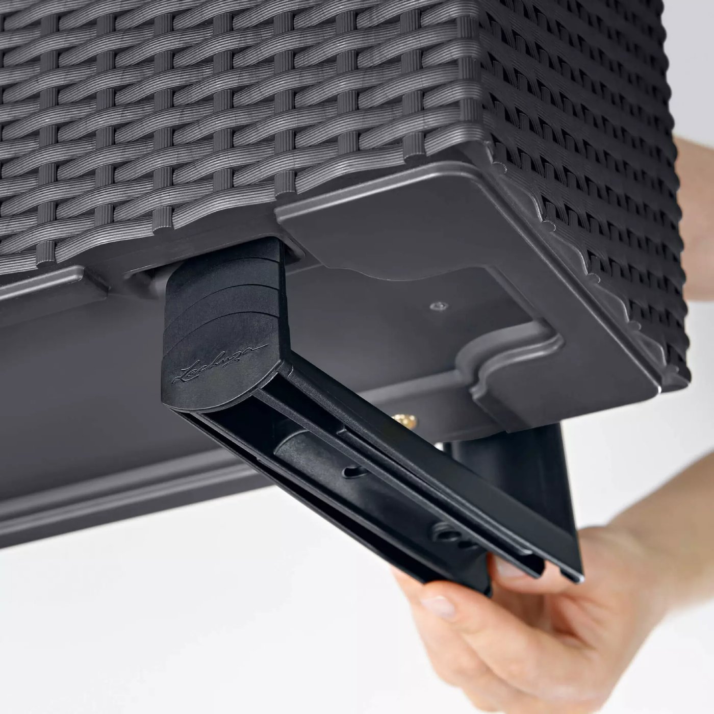 Balcony box holder CLASSIC black (2)