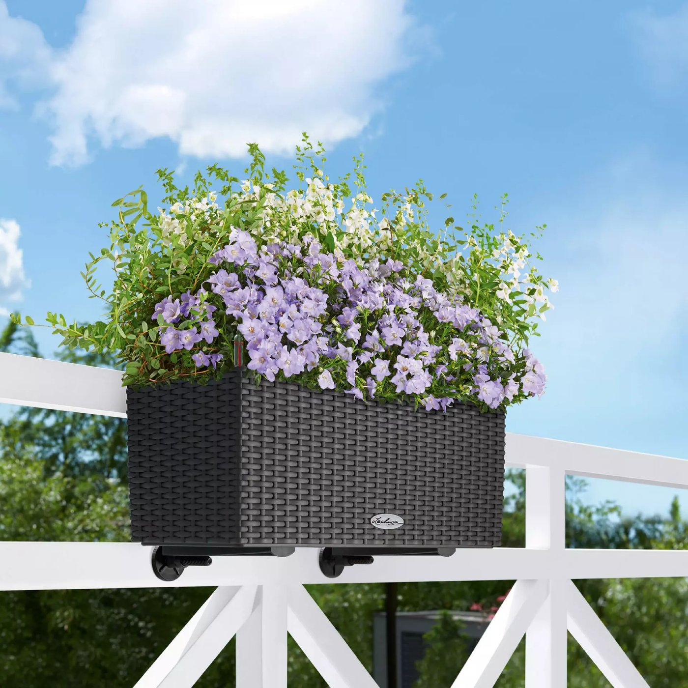 Balcony box holder CLASSIC black (5)