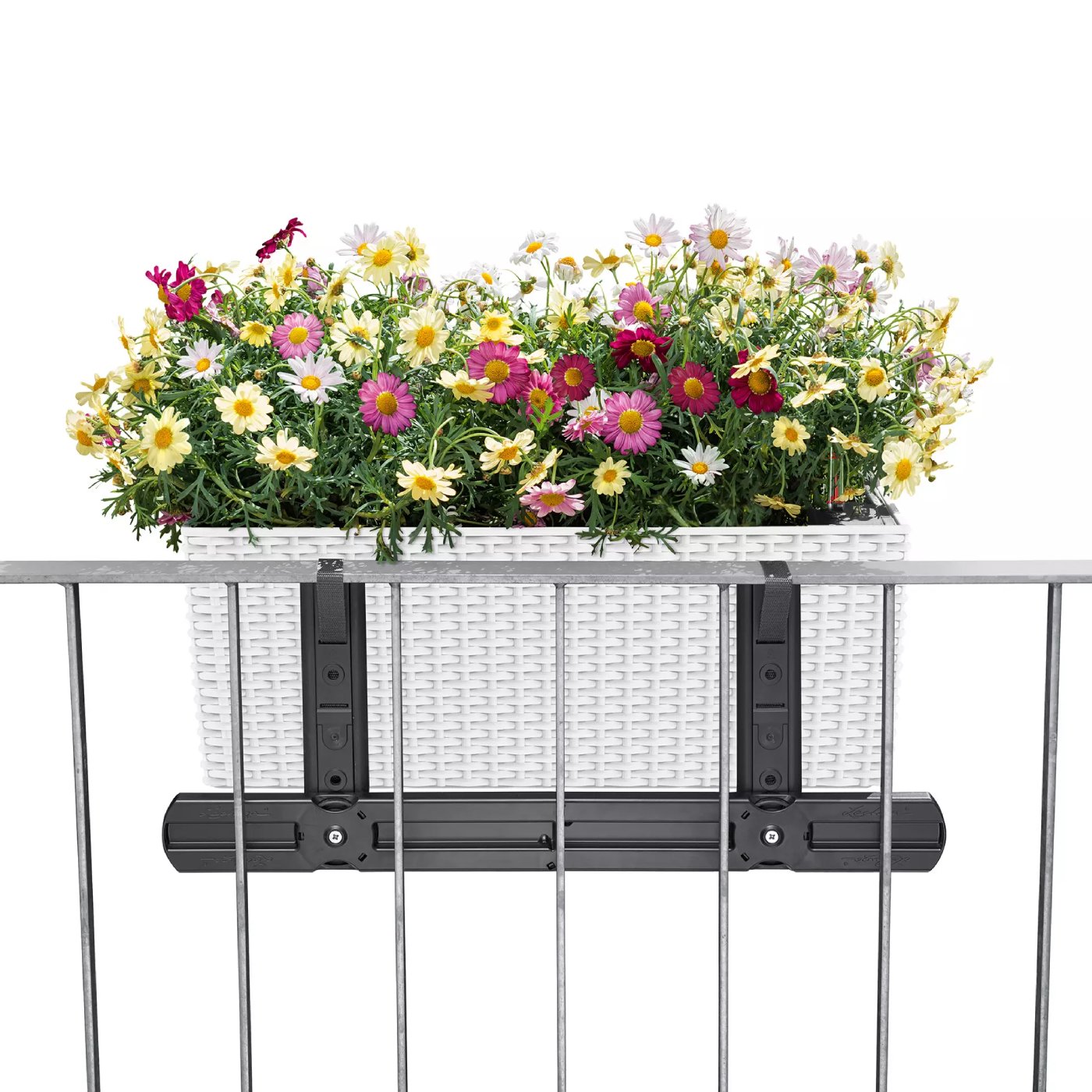 Balcony box holder CLASSIC black (6)